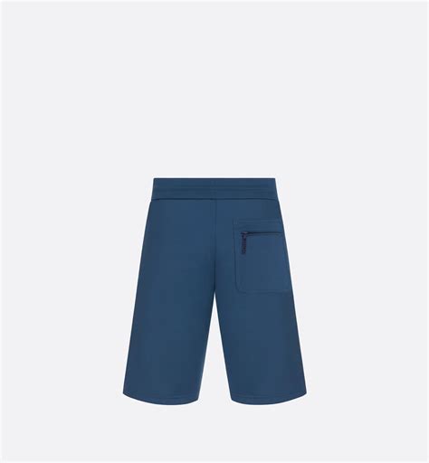 DIOR AND PARLEY Track Shorts Blue and White Parley Ocean .